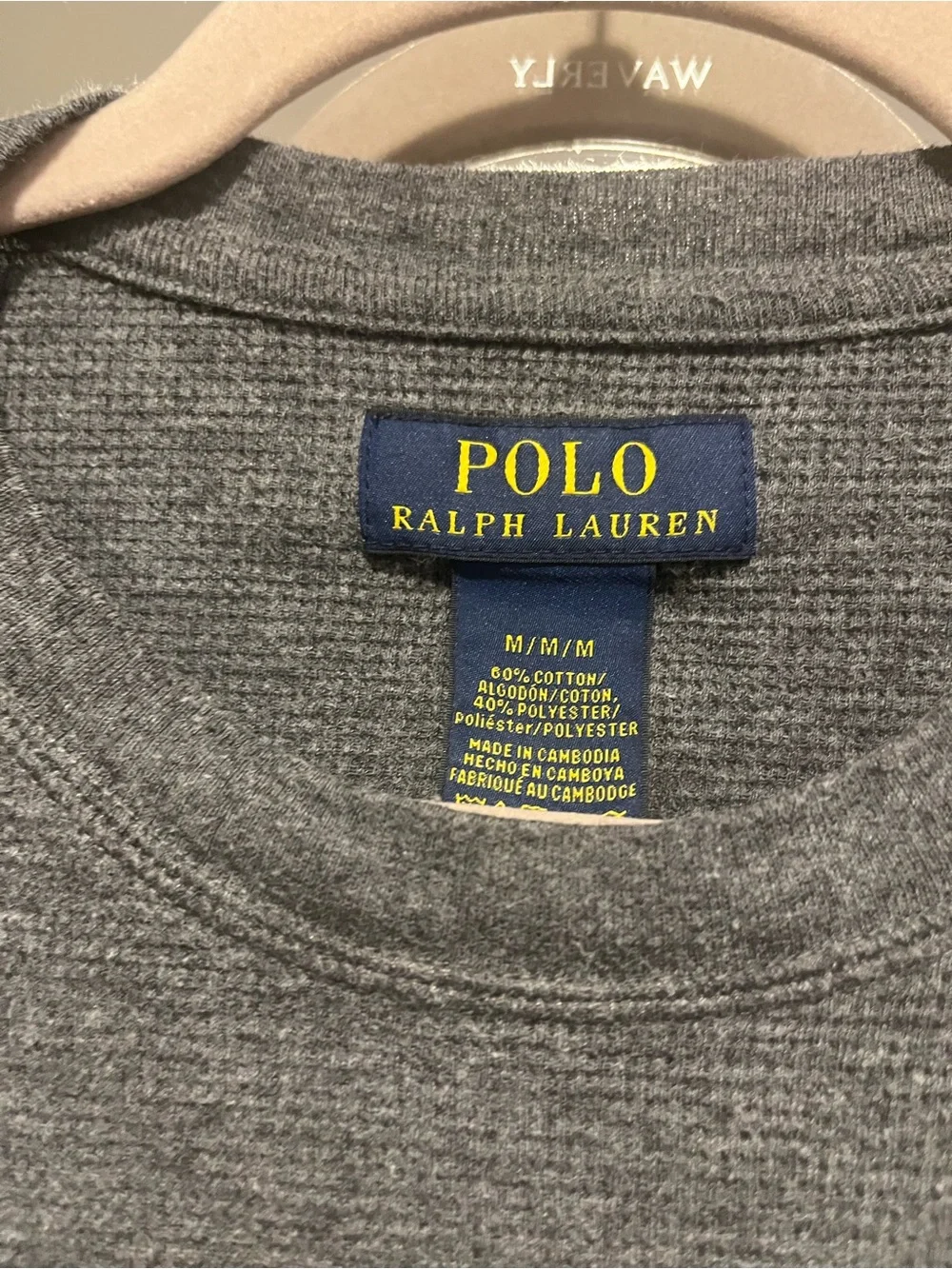 Polo by Ralph Lauren Heather Gray Long Sleeve Crewneck